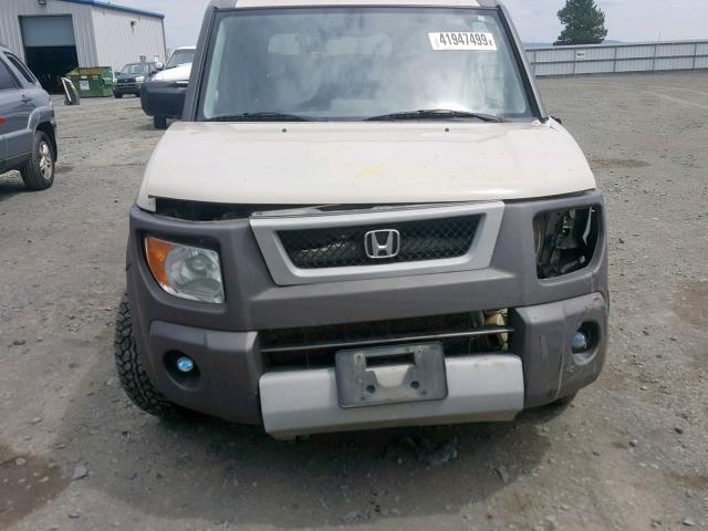 5J6YH28645L021336 - 2005 HONDA ELEMENT EX GRAY photo 9