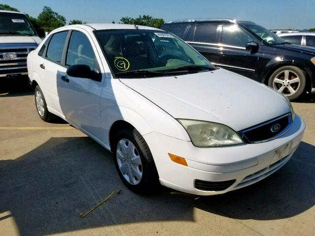 1FAFP34N07W191896 - 2007 FORD FOCUS ZX4 WHITE photo 1