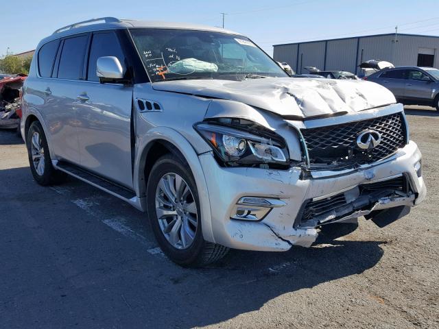 JN8AZ2NF3H9647006 - 2017 INFINITI QX80 BASE SILVER photo 1