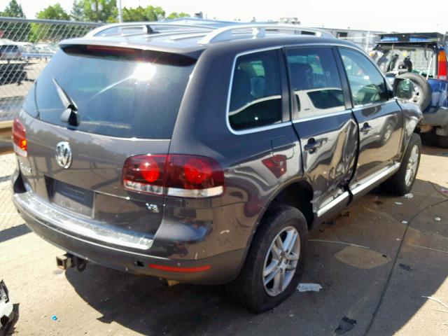 WVGBE77L38D003428 - 2008 VOLKSWAGEN TOUAREG 2 CHARCOAL photo 4