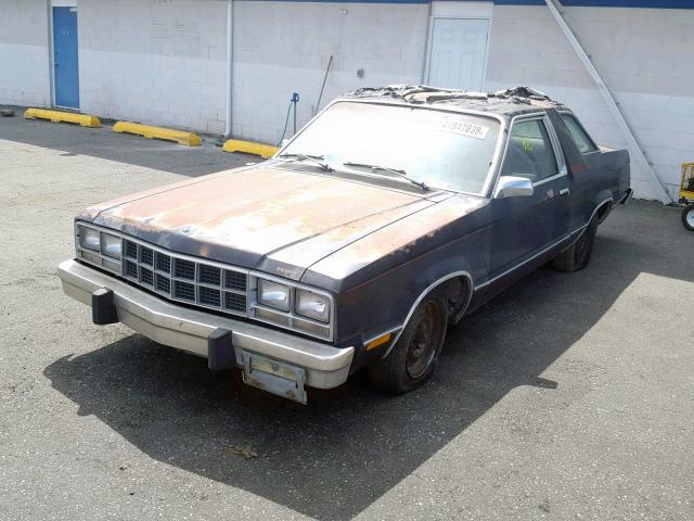 8K93T241165 - 1978 FORD FAIRMONT BLACK photo 2