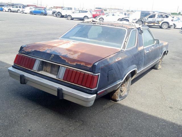 8K93T241165 - 1978 FORD FAIRMONT BLACK photo 4