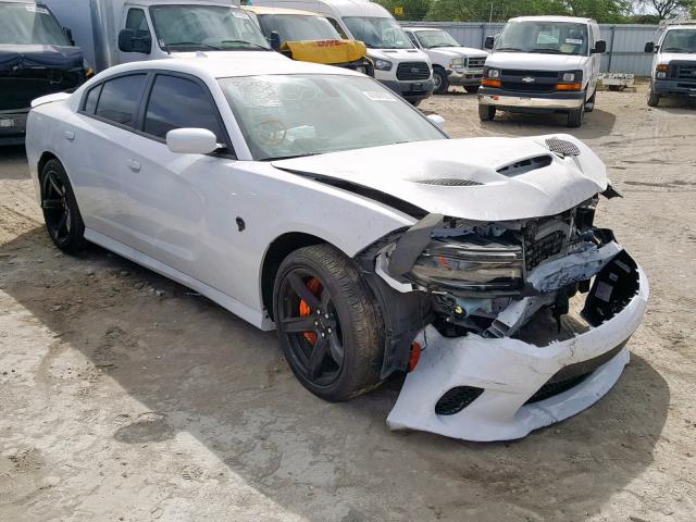 2C3CDXL91JH335161 - 2018 DODGE CHARGER SR WHITE photo 1
