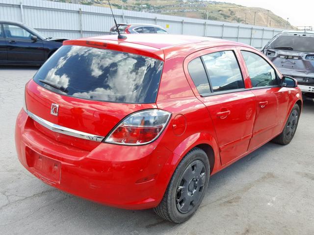 W08AR671285039045 - 2008 SATURN ASTRA XE RED photo 4