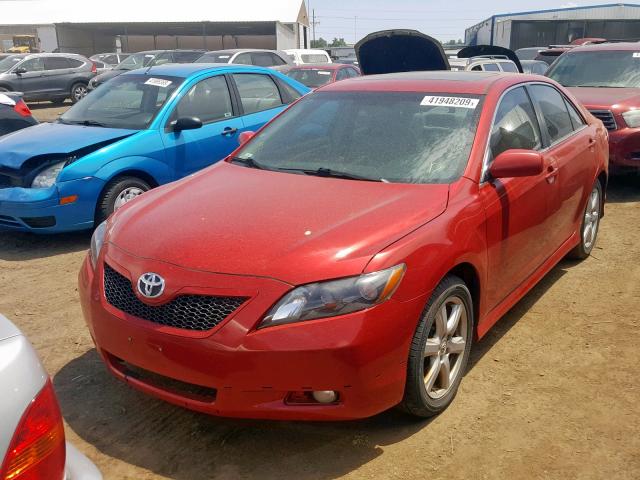 4T1BK46K37U053633 - 2007 TOYOTA CAMRY NEW RED photo 2