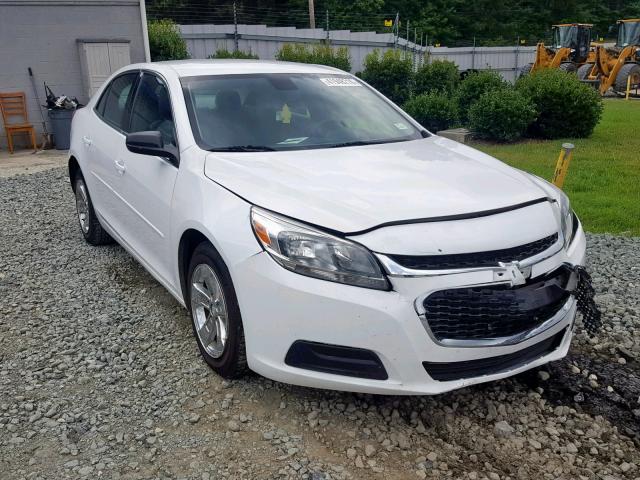 1G11A5SL7FU123732 - 2015 CHEVROLET MALIBU LS WHITE photo 1