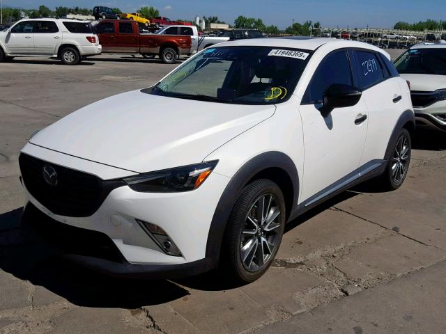 JM1DKFD75H0175877 - 2017 MAZDA CX-3 GRAND WHITE photo 2