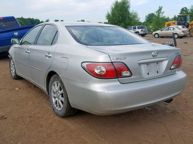 JTHBF30G336010365 - 2003 LEXUS ES 300 SILVER photo 3