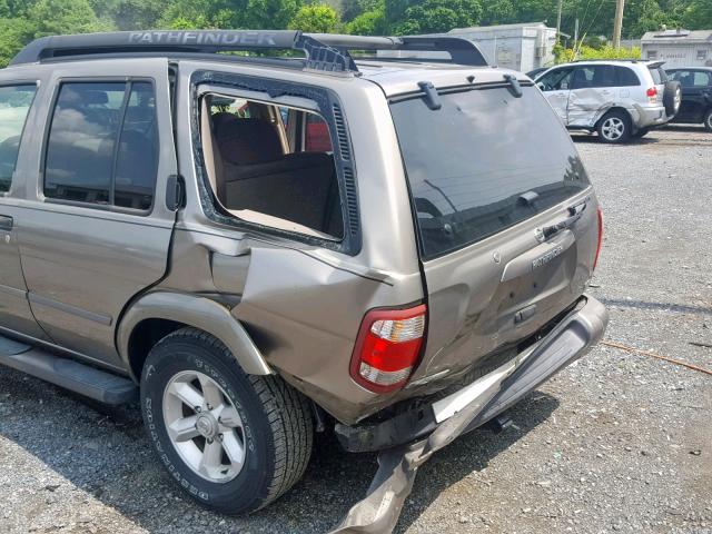 JN8DR09Y04W911761 - 2004 NISSAN PATHFINDER BEIGE photo 9