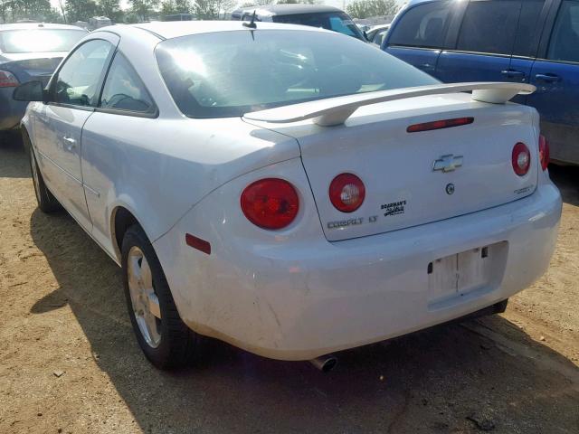 1G1AL18F887254934 - 2008 CHEVROLET COBALT LT WHITE photo 3