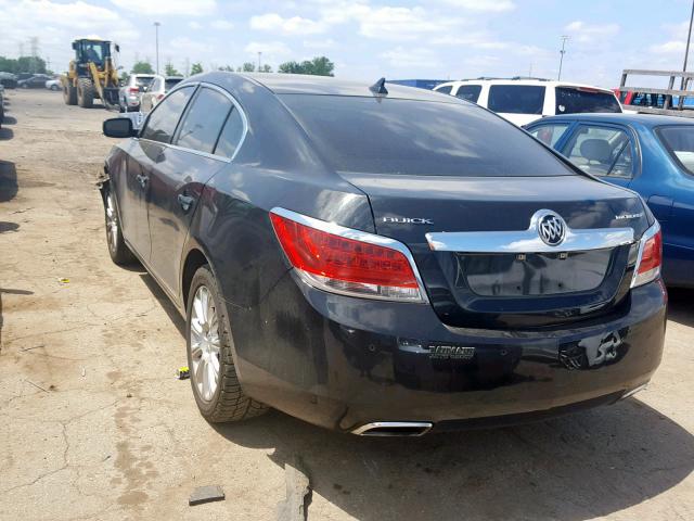 1G4GC5E36DF163465 - 2013 BUICK LACROSSE BLACK photo 3