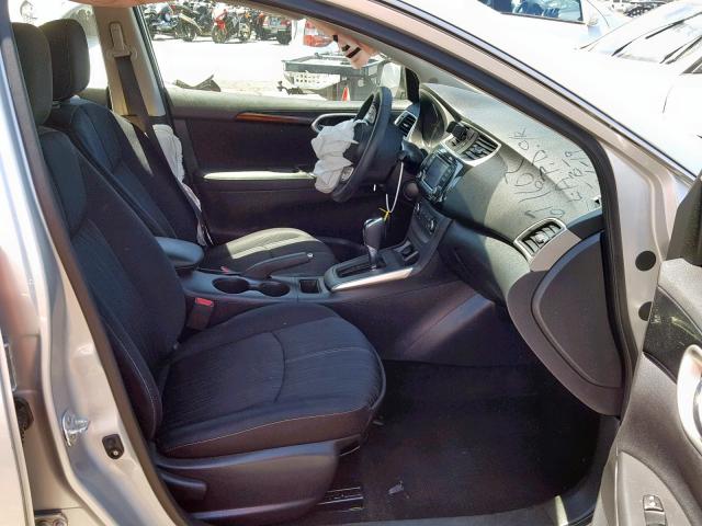 3N1AB7AP9GY241724 - 2016 NISSAN SENTRA S SILVER photo 5