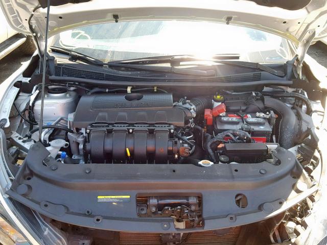 3N1AB7AP9GY241724 - 2016 NISSAN SENTRA S SILVER photo 7