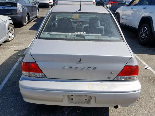 JA3AJ26E33U002126 - 2003 MITSUBISHI LANCER ES SILVER photo 9