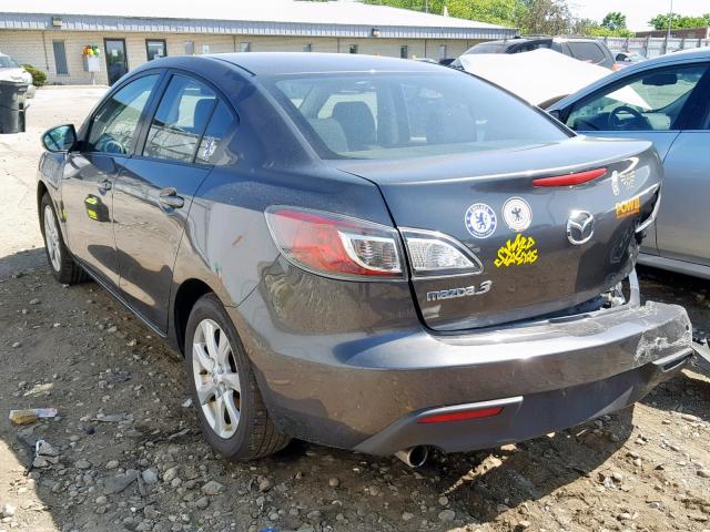 JM1BL1VF6B1431071 - 2011 MAZDA 3 I GRAY photo 3