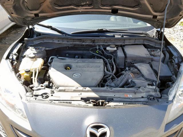 JM1BL1VF6B1431071 - 2011 MAZDA 3 I GRAY photo 7