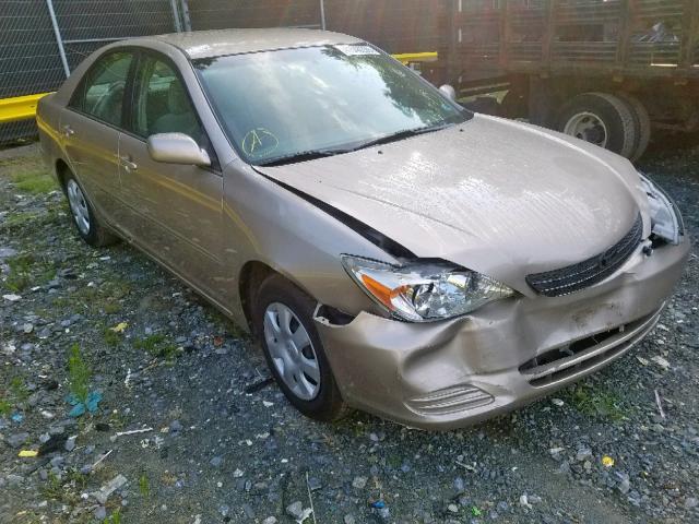 4T1BE30K52U069206 - 2002 TOYOTA CAMRY LE GOLD photo 1