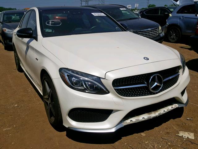 55SWF6EB4GU116849 - 2016 MERCEDES-BENZ C 450 4MAT WHITE photo 1