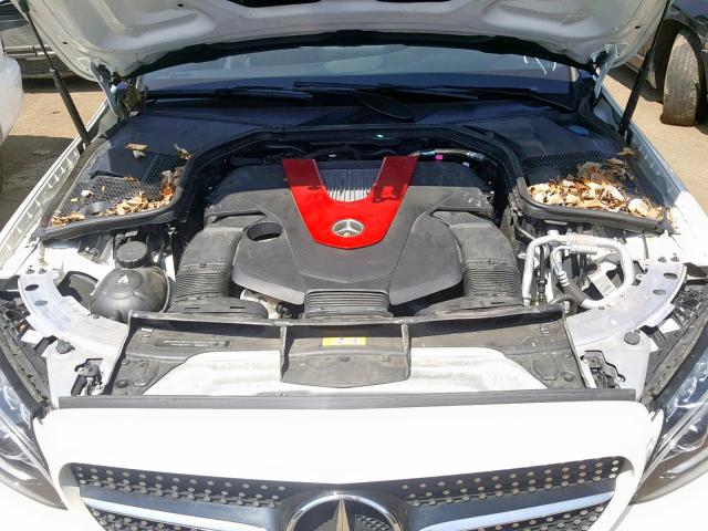 55SWF6EB4GU116849 - 2016 MERCEDES-BENZ C 450 4MAT WHITE photo 7