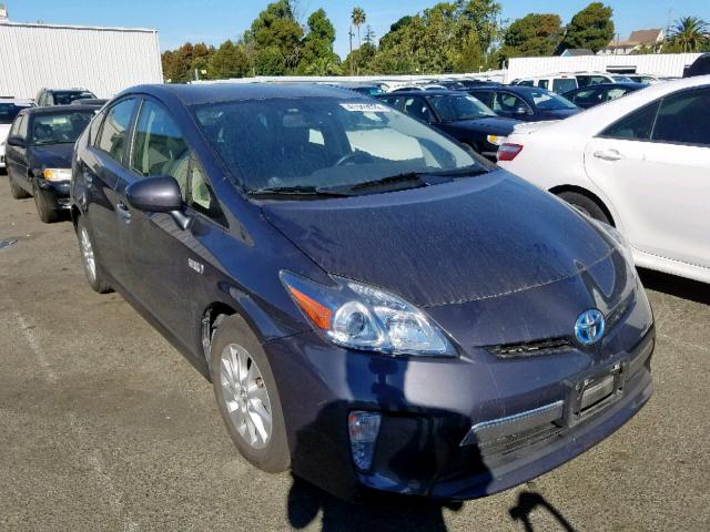 JTDKN3DP6E3049423 - 2014 TOYOTA PRIUS PLUG CHARCOAL photo 1