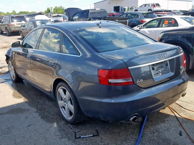 WAUEV74FX8N017849 - 2008 AUDI A6 S-LINE BLUE photo 3