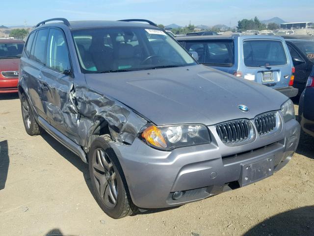 WBXPA93496WG85478 - 2006 BMW X3 3.0I GREEN photo 1