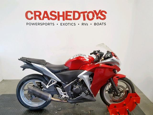 MLHMC4116B5000255 - 2011 HONDA CBR250 R RED photo 1