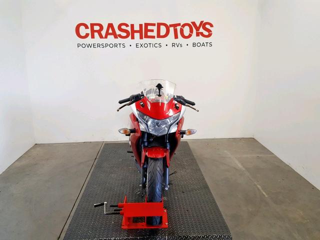 MLHMC4116B5000255 - 2011 HONDA CBR250 R RED photo 2