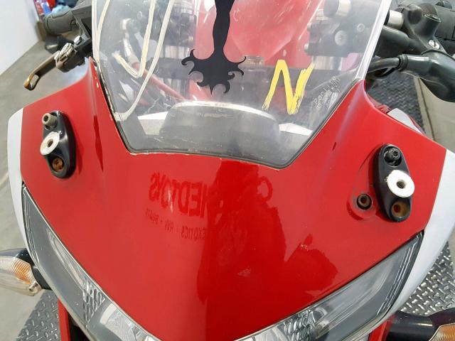 MLHMC4116B5000255 - 2011 HONDA CBR250 R RED photo 9