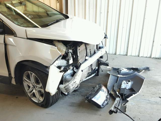 2FMTK3K97FBB29148 - 2015 FORD EDGE TITAN WHITE photo 9