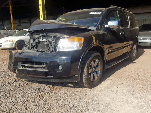 5N1AA08D99N602710 - 2009 NISSAN ARMADA SE BLACK photo 2