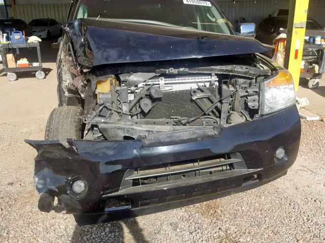 5N1AA08D99N602710 - 2009 NISSAN ARMADA SE BLACK photo 9