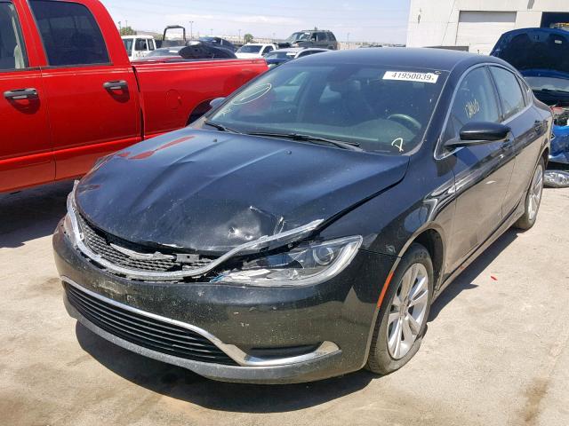 1C3CCCAB7FN580059 - 2015 CHRYSLER 200 LIMITE BLACK photo 2