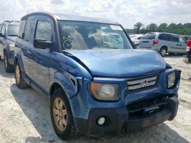 5J6YH28758L004722 - 2008 HONDA ELEMENT EX BLUE photo 1