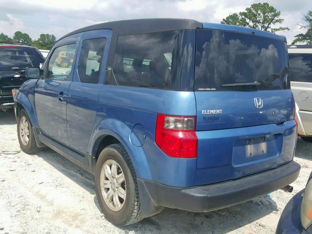 5J6YH28758L004722 - 2008 HONDA ELEMENT EX BLUE photo 3