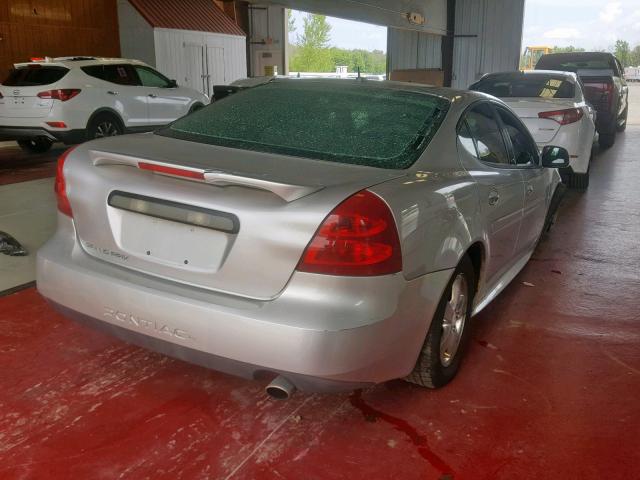 2G2WP552581171618 - 2008 PONTIAC GRAND PRIX SILVER photo 4