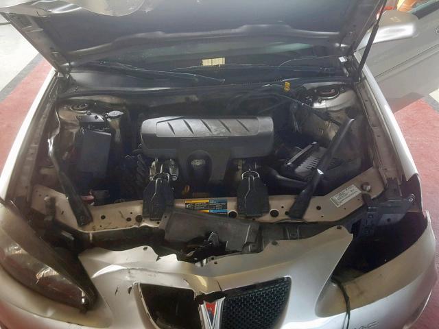 2G2WP552581171618 - 2008 PONTIAC GRAND PRIX SILVER photo 7