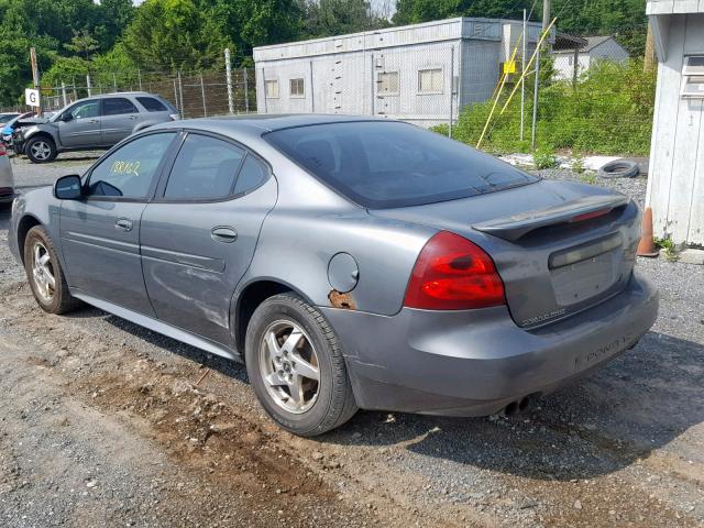 2G2WP522541276335 - 2004 PONTIAC GRAND PRIX GRAY photo 3