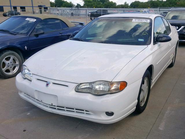 2G1WX15K929370838 - 2002 CHEVROLET MONTE CARL WHITE photo 2