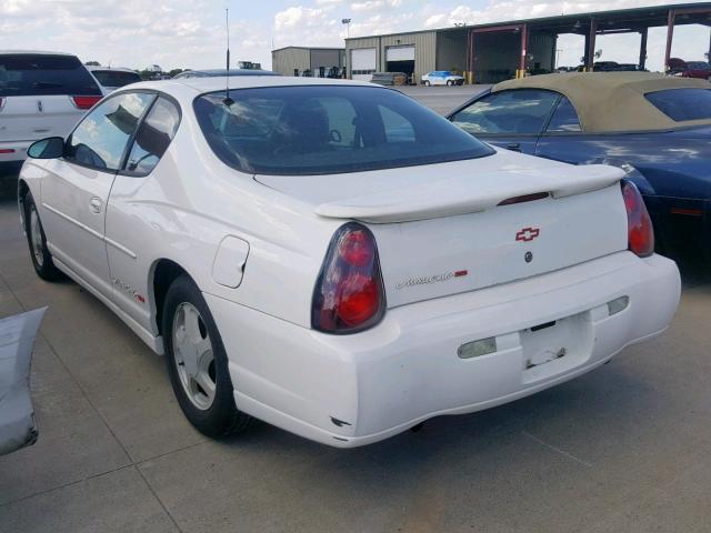 2G1WX15K929370838 - 2002 CHEVROLET MONTE CARL WHITE photo 3