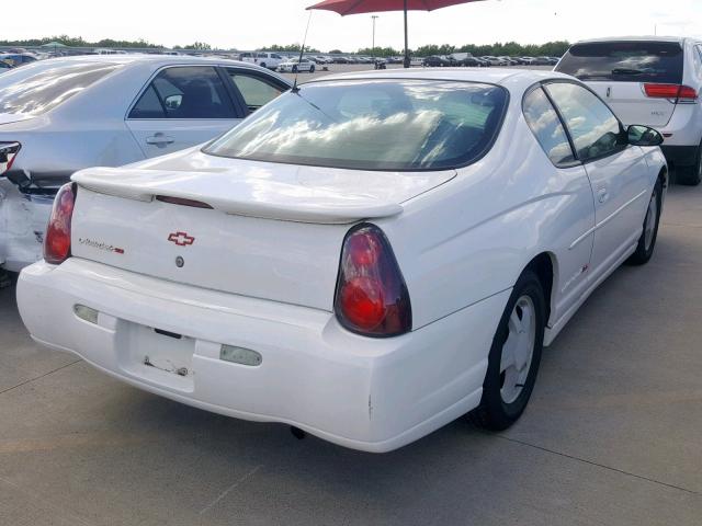 2G1WX15K929370838 - 2002 CHEVROLET MONTE CARL WHITE photo 4