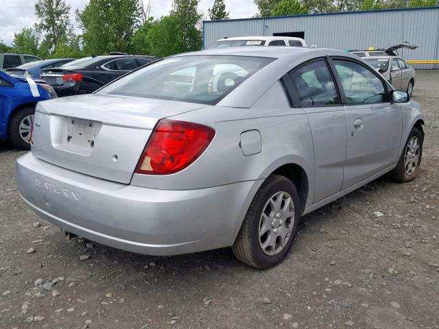 1G8AM12F44Z144002 - 2004 SATURN ION LEVEL SILVER photo 4