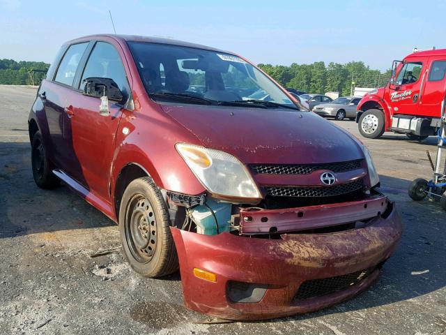 JTKKT624360137647 - 2006 TOYOTA SCION XA MAROON photo 1