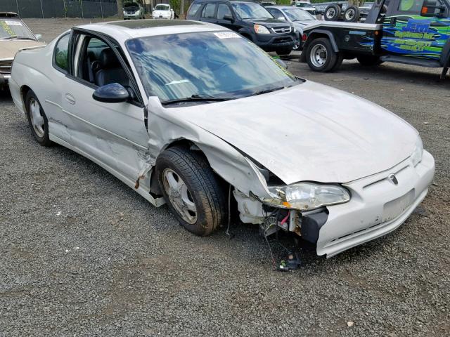 2G1WX12K139145075 - 2003 CHEVROLET MONTE CARL WHITE photo 1