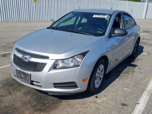 1G1PB5SG9D7226849 - 2013 CHEVROLET CRUZE LS SILVER photo 2