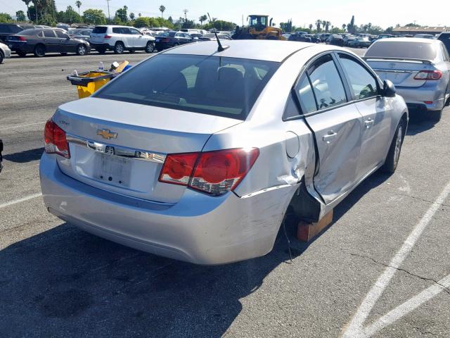 1G1PB5SG9D7226849 - 2013 CHEVROLET CRUZE LS SILVER photo 4