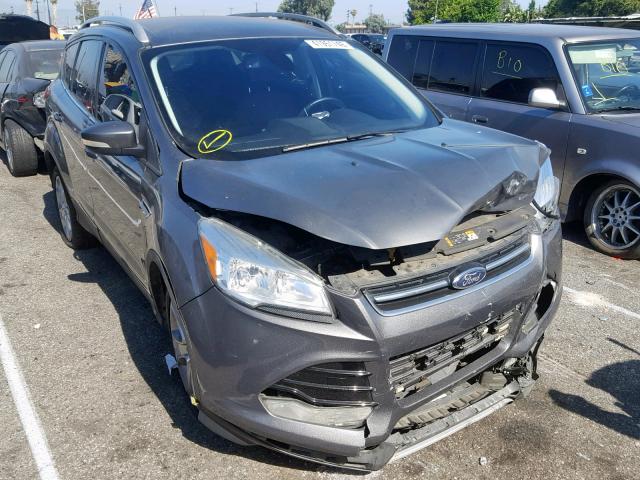 1FMCU0JX8EUD01771 - 2014 FORD ESCAPE TIT GRAY photo 1