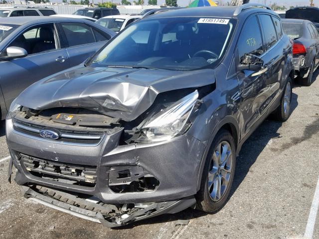 1FMCU0JX8EUD01771 - 2014 FORD ESCAPE TIT GRAY photo 2