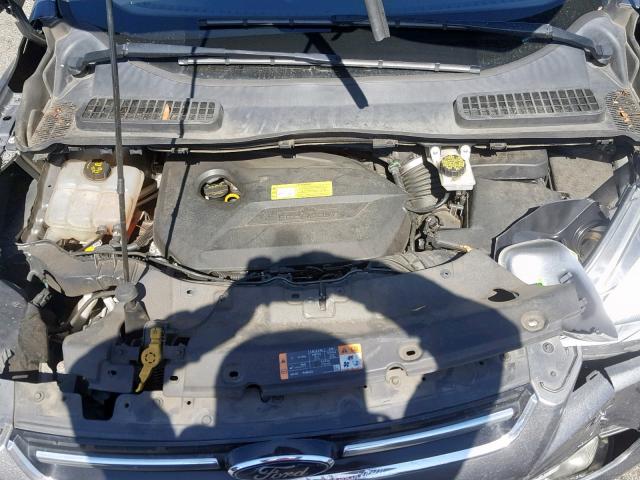 1FMCU0JX8EUD01771 - 2014 FORD ESCAPE TIT GRAY photo 7