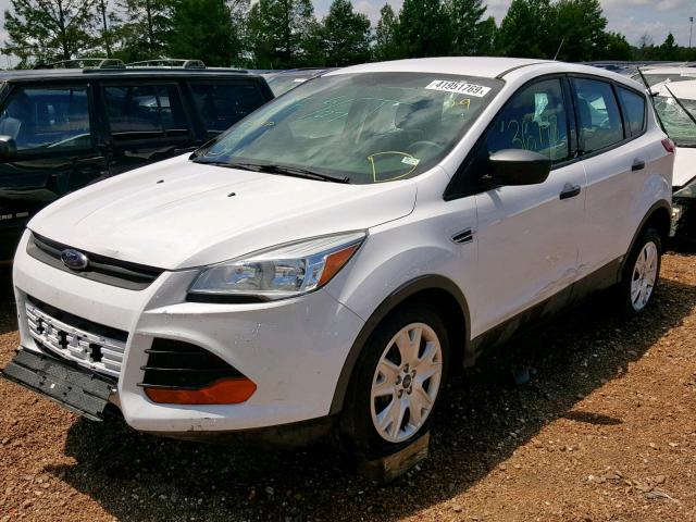 1FMCU0F76EUB72096 - 2014 FORD ESCAPE S WHITE photo 2